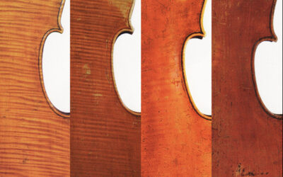 THE COLOR OF THE VARNISH AND THE BACKS OF STRADIVARIUS